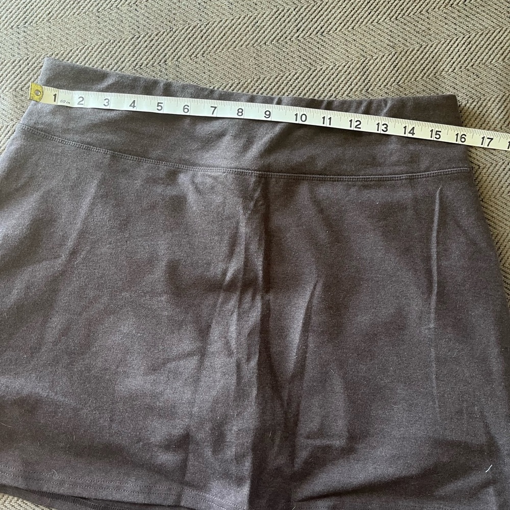 Pact Organic Heathered Brown Skort Size Large - Picture 6 of 6
